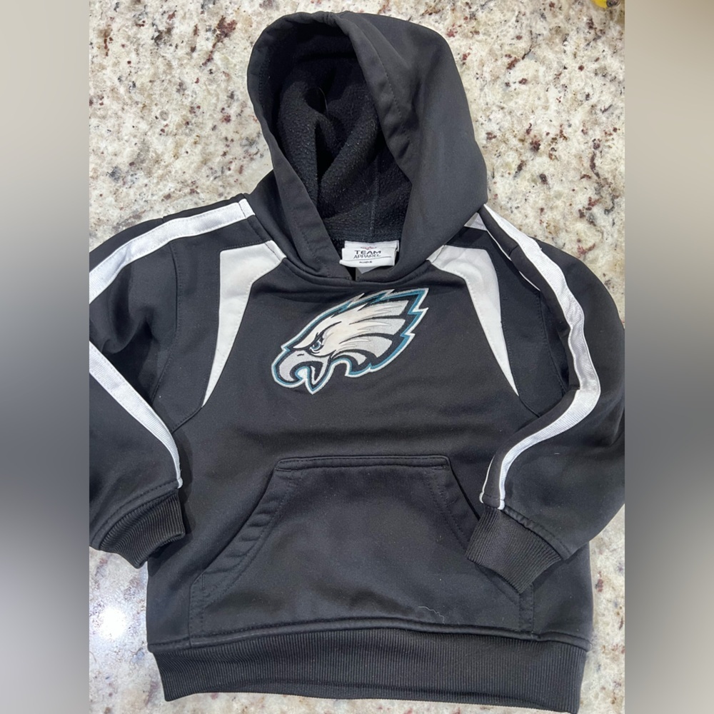 NFL Eagles Black and White Hoodie